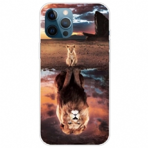 Hoesje voor iPhone 14 Pro Max Katachtige Droom