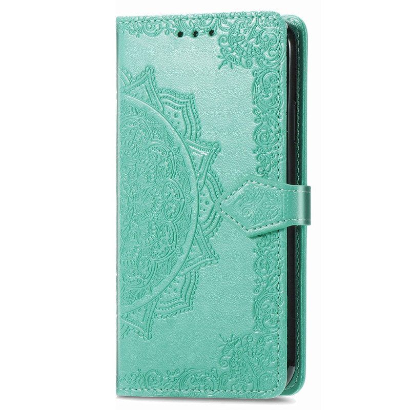 Folio-hoesje voor iPhone 15 Pro Barokmandala