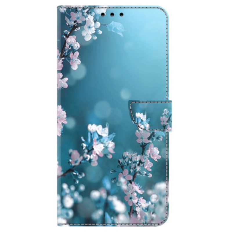 Folio-hoesje voor iPhone 15 Pro Pruimenbloesems