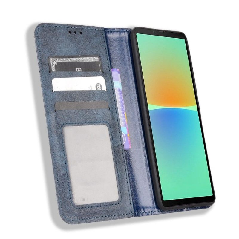 Cover voor Sony Xperia 10 IV Anti-fall De Lederen Stijl Cirénius