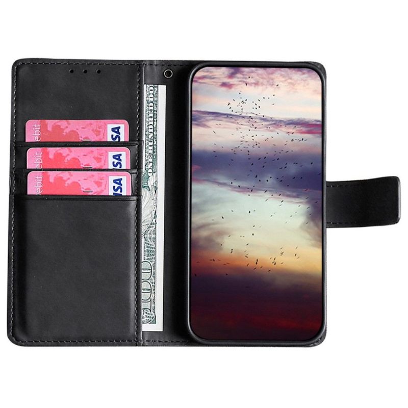 Folio-hoesje voor Sony Xperia 10 IV Ana Imitatieleer Croco Skin Effect