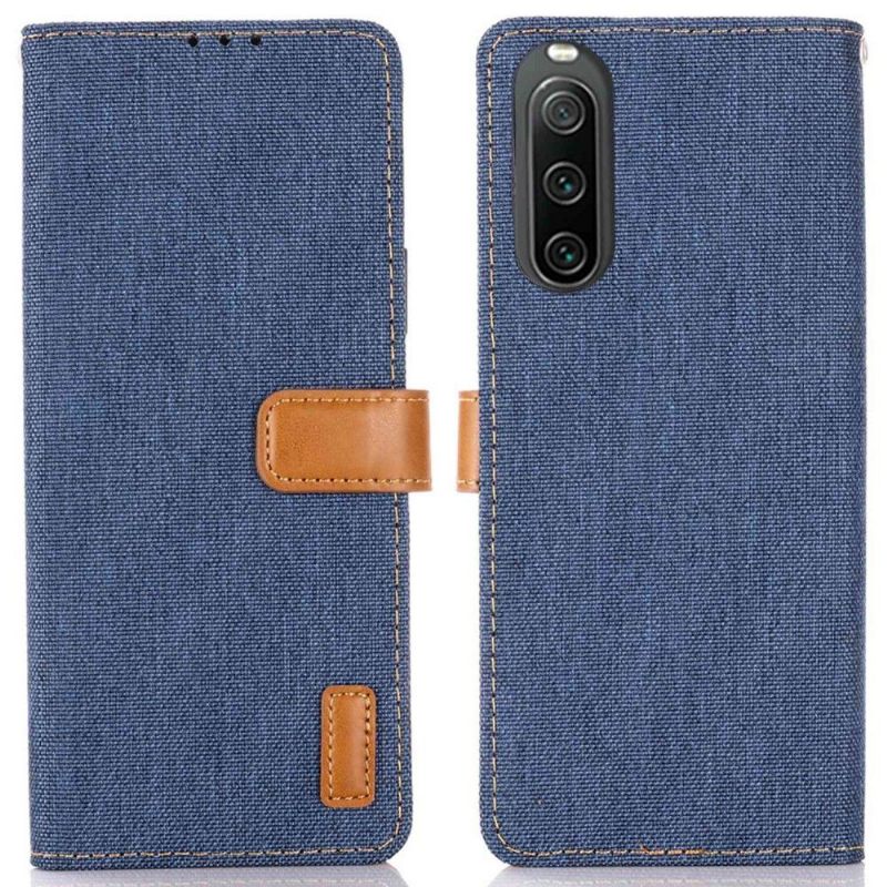 Folio-hoesje voor Sony Xperia 10 IV Canvaseffect Oxford