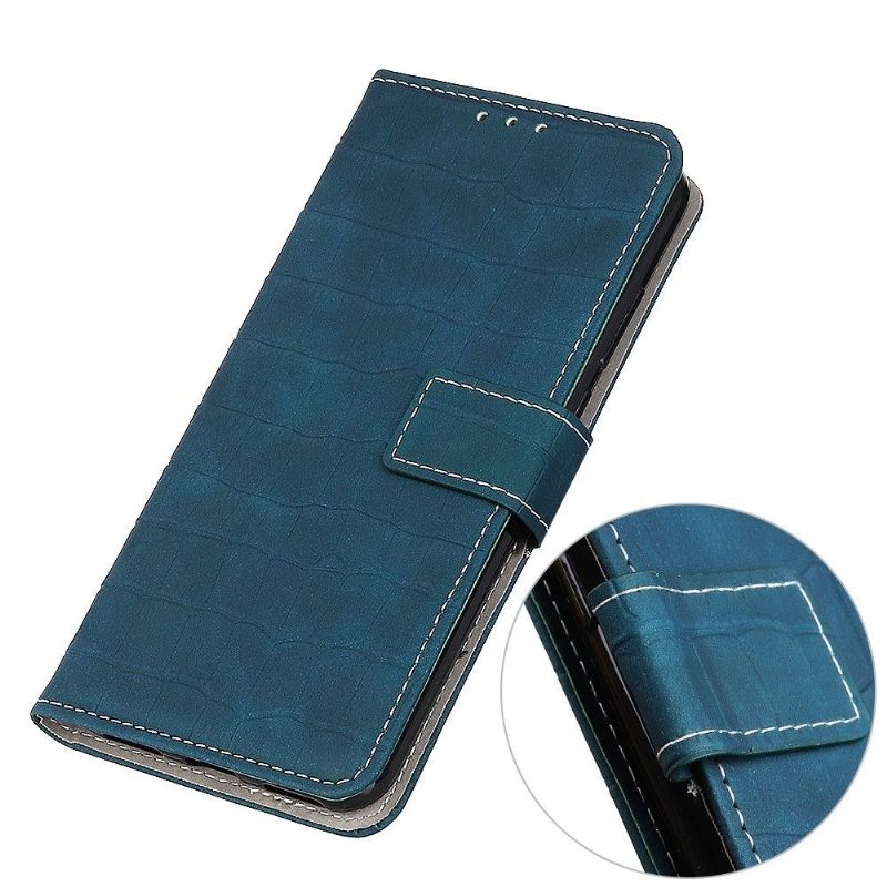 Folio-hoesje voor Sony Xperia 10 IV Croco-look Stiksels