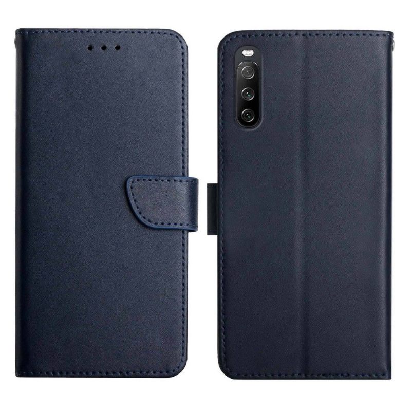 Folio-hoesje voor Sony Xperia 10 IV Glad Leer