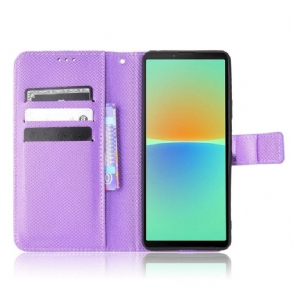 Folio-hoesje voor Sony Xperia 10 IV Lucinda Flap-kaarthouder