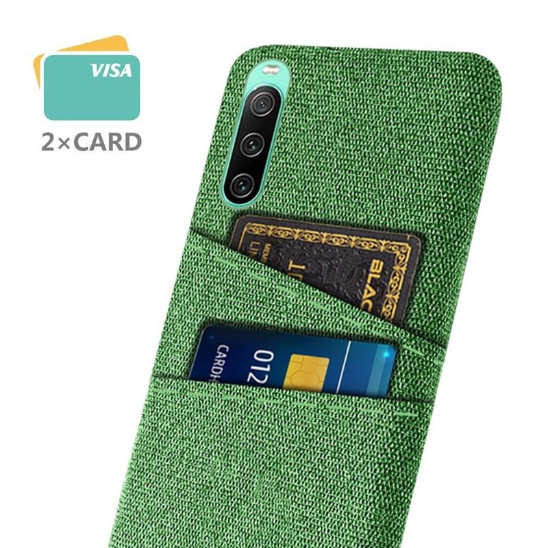 Hoesje voor Sony Xperia 10 IV Doek Kaarthouder