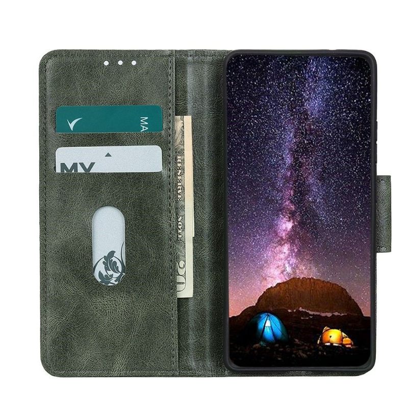 Leren Hoesje voor Sony Xperia 10 IV Bescherming Folio-hoesje Faux Leather Folio Stand Functie