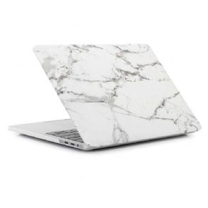 Macbook Pro 15 Hoesje / Marmeren Touch Bar - Wit