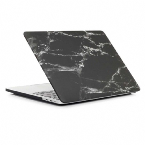 Macbook Pro 15 Hoesje / Marmeren Touch Bar - Zwart