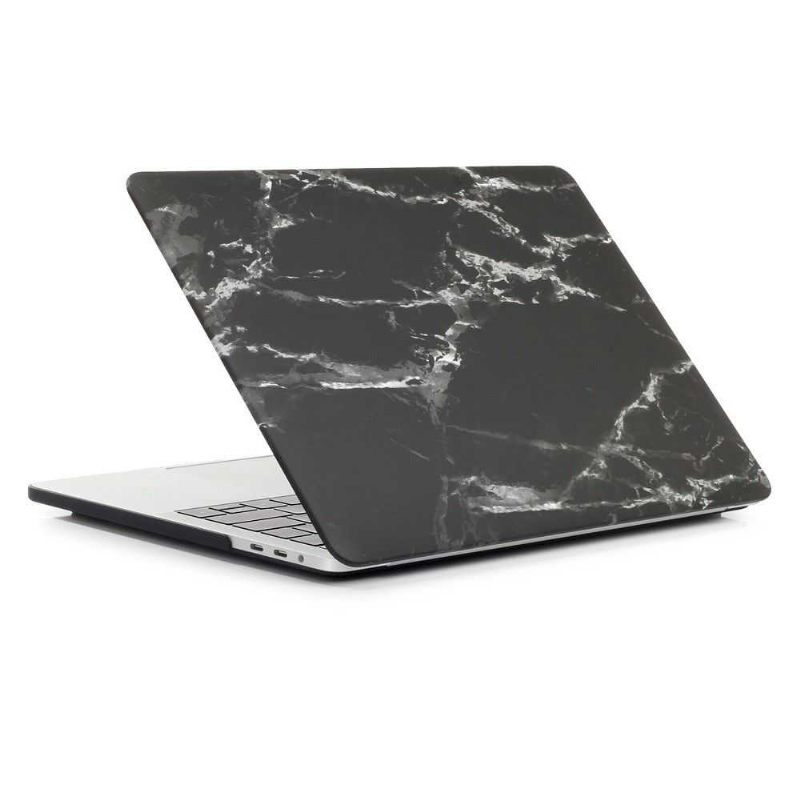 Macbook Pro 15 Hoesje / Marmeren Touch Bar - Zwart