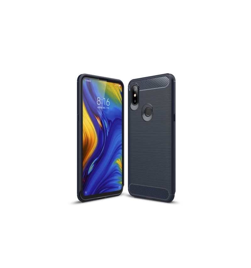 Telefoonhoesje voor Xiaomi Mi Mix 3 Koolborstel Gel