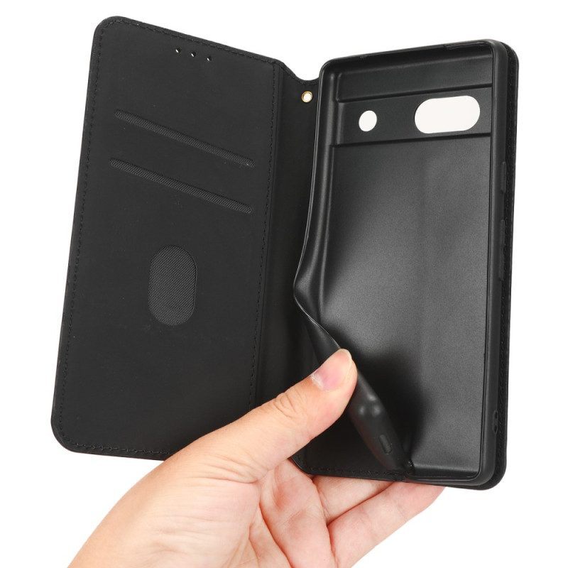 Bescherming Hoesje voor Google Pixel 7A Folio-hoesje 3d Patroon