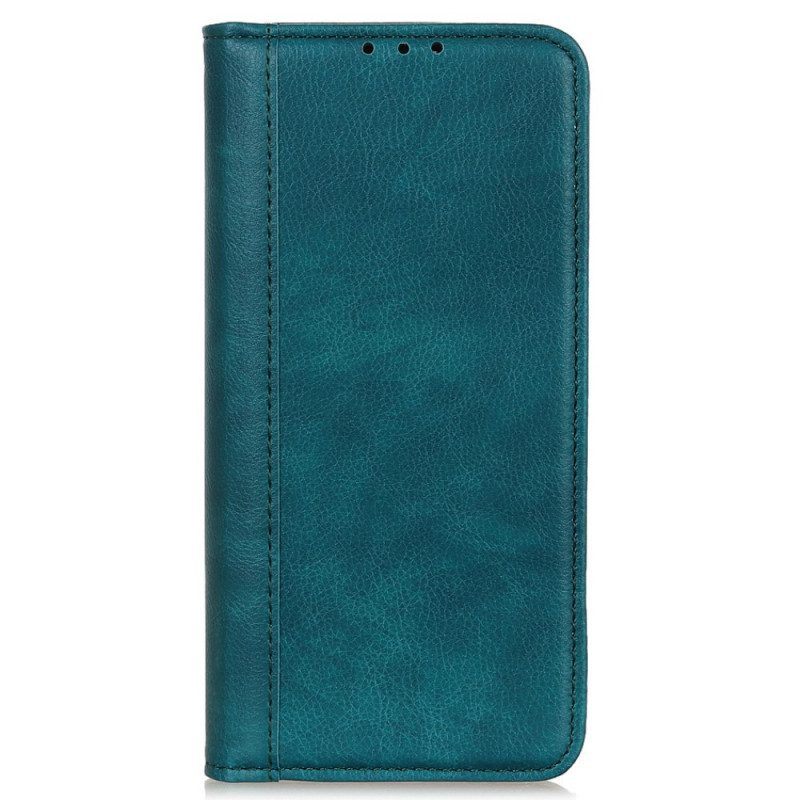 Bescherming Hoesje voor Honor 50 Folio-hoesje Elegantie Split Litchi Leer