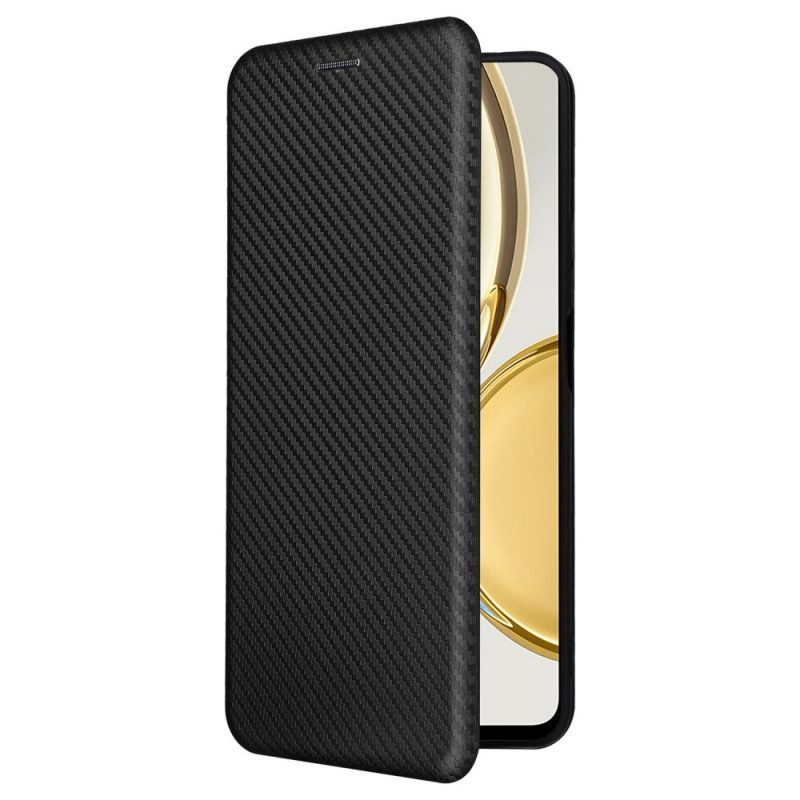 Bescherming Hoesje voor Honor Magic 4 Lite 5G Folio-hoesje Gekleurde Koolstofvezel