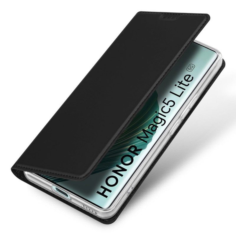 Bescherming Hoesje voor Honor Magic 5 Lite Folio-hoesje Skinpro Dux Ducis