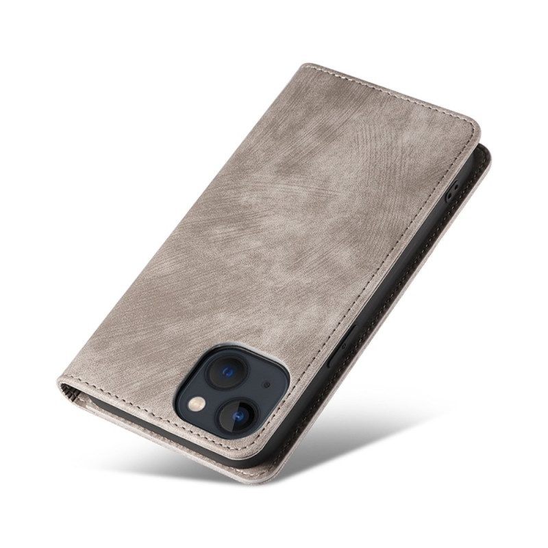 Bescherming Hoesje voor iPhone 14 Plus Folio-hoesje Gekleurd Kunstleer