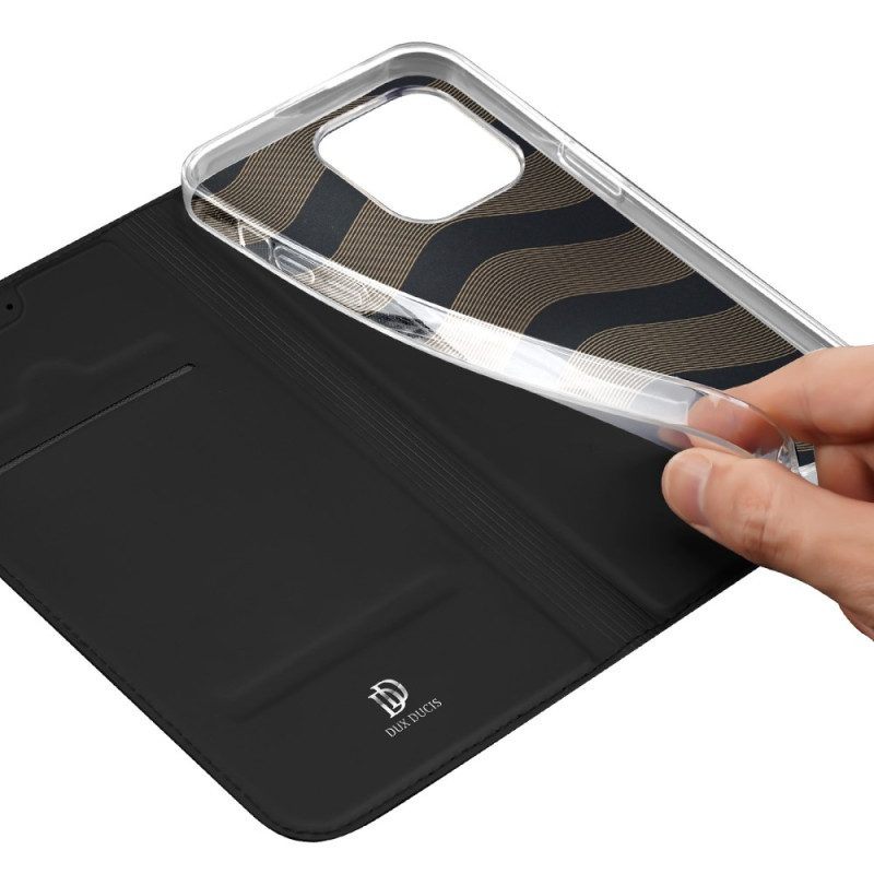 Bescherming Hoesje voor iPhone 15 Pro Max Folio-hoesje Skin Pro-serie Dux Ducis