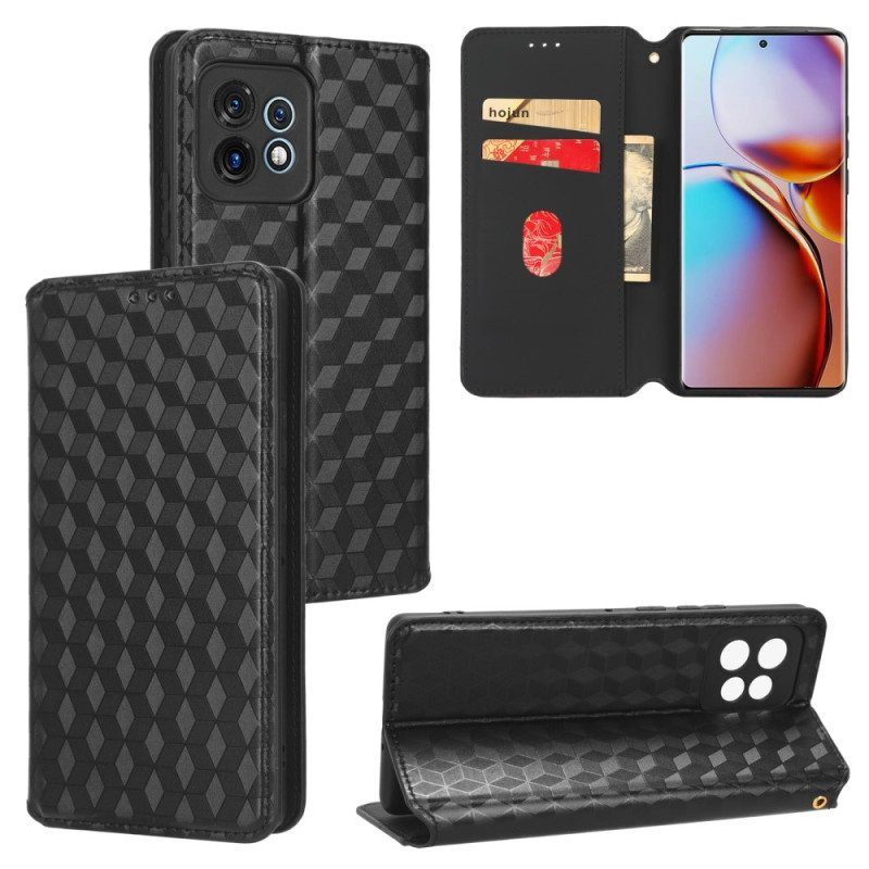 Bescherming Hoesje voor Motorola Edge 40 Pro Folio-hoesje 3d Patroon