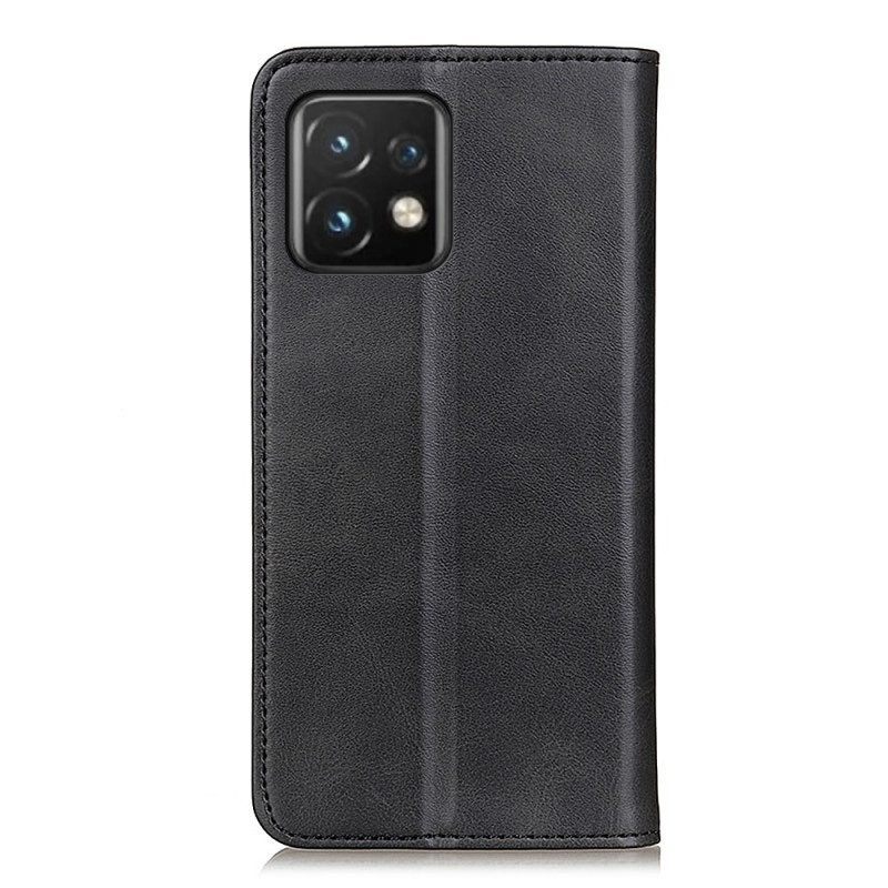 Bescherming Hoesje voor Motorola Edge 40 Pro Folio-hoesje Elegantie Splitleer