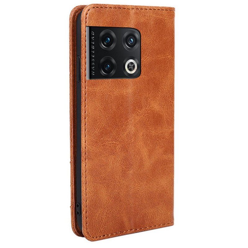 Bescherming Hoesje voor OnePlus 10 Pro 5G Folio-hoesje Decoratieve Klinknagels