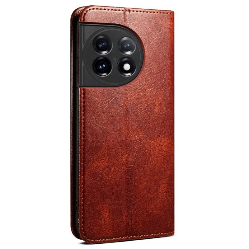 Bescherming Hoesje voor OnePlus 11 5G Folio-hoesje Was