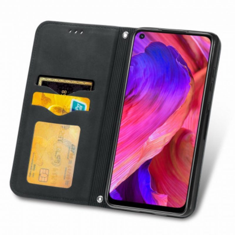 Bescherming Hoesje voor Oppo A54 5G / A74 5G Folio-hoesje Aanraking Van De Huid