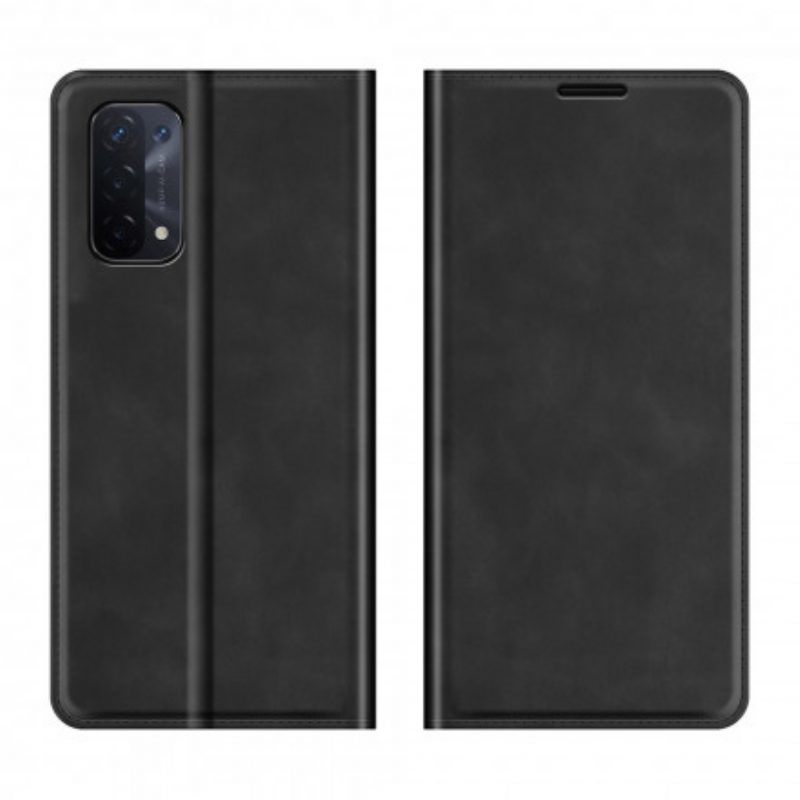 Bescherming Hoesje voor Oppo A54 5G / A74 5G Folio-hoesje Aanraking Van De Huid