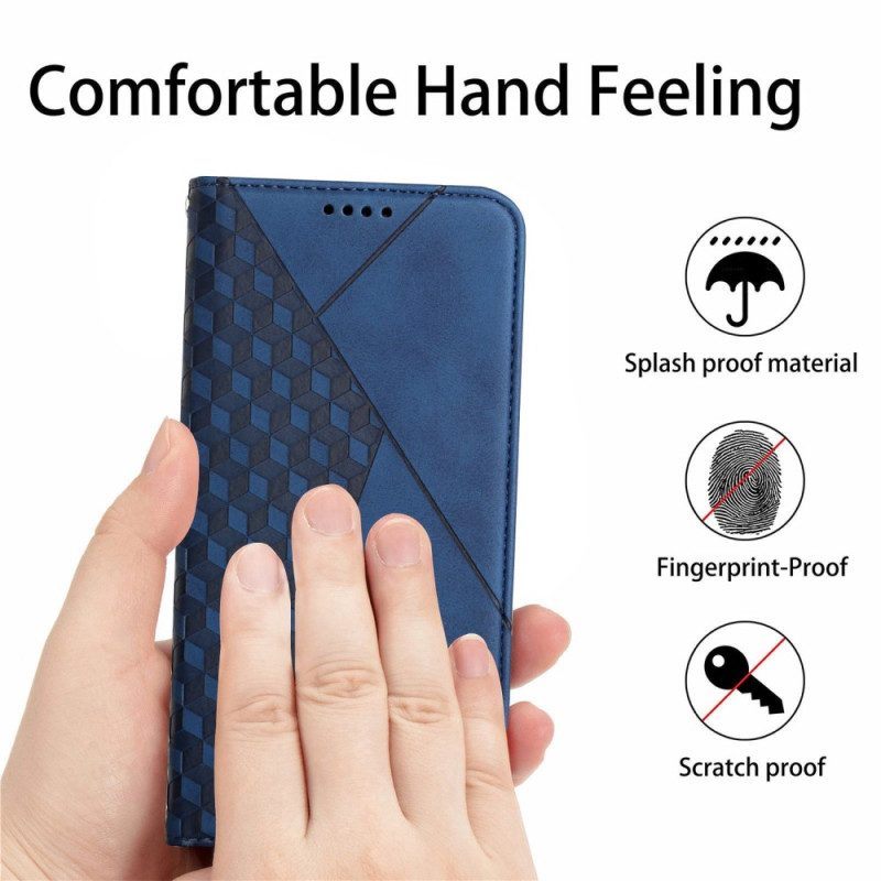 Bescherming Hoesje voor Oppo Reno 8 Folio-hoesje Kubieke Stijl