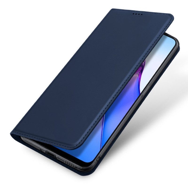 Bescherming Hoesje voor Oppo Reno 8 Pro Folio-hoesje Skinpro Dux Ducis