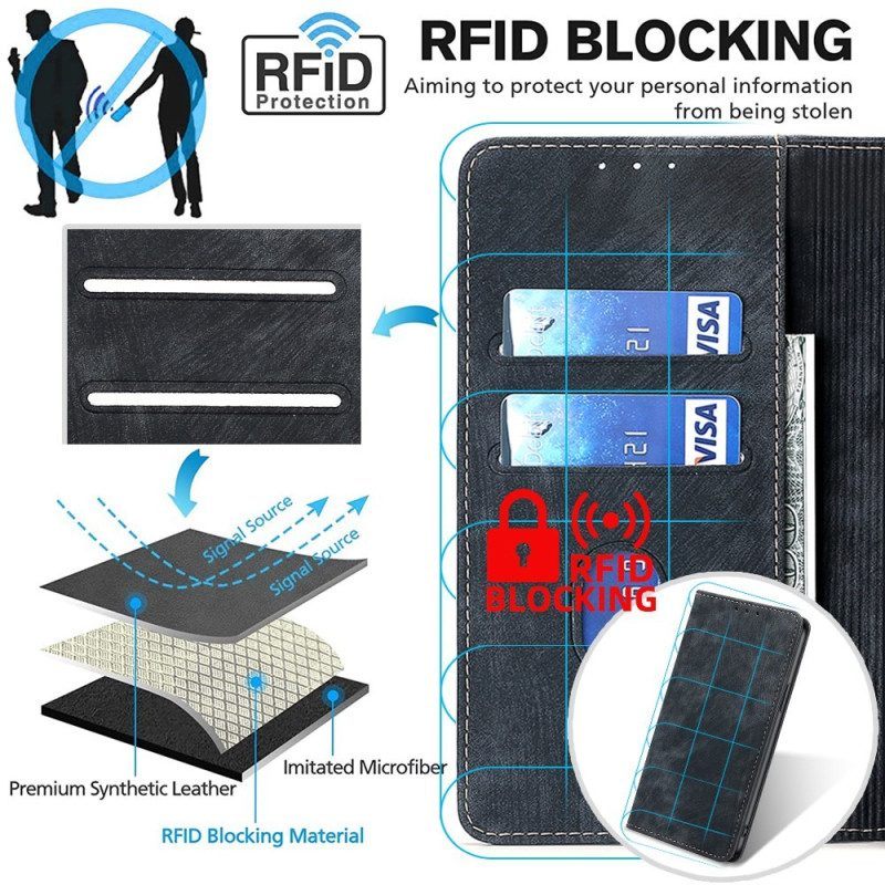 Bescherming Hoesje voor Poco X5 5G Folio-hoesje Rfid