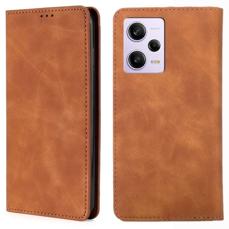 Bescherming Hoesje voor Poco X5 Pro 5G Folio-hoesje Vintage-serie