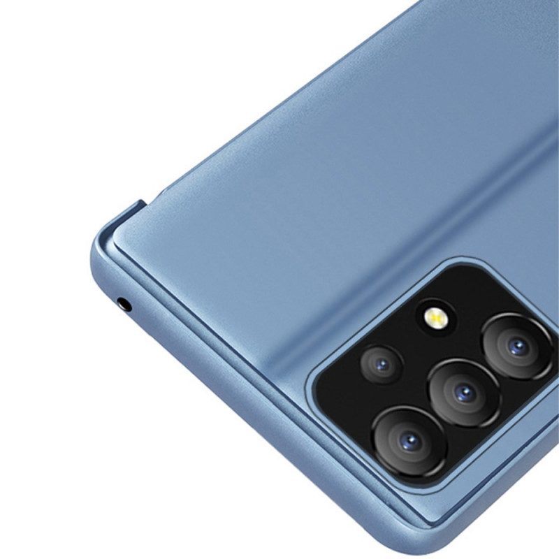 Bescherming Hoesje voor Samsung Galaxy A13 Leren Styling