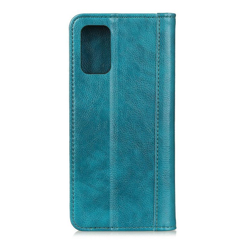 Bescherming Hoesje voor Samsung Galaxy A52 4G / A52 5G / A52s 5G Folio-hoesje Elegantie Split Litchi Leer