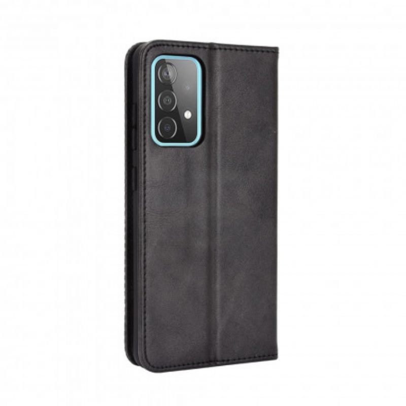 Bescherming Hoesje voor Samsung Galaxy A52 4G / A52 5G / A52s 5G Folio-hoesje Gestileerd Vintage Leereffect