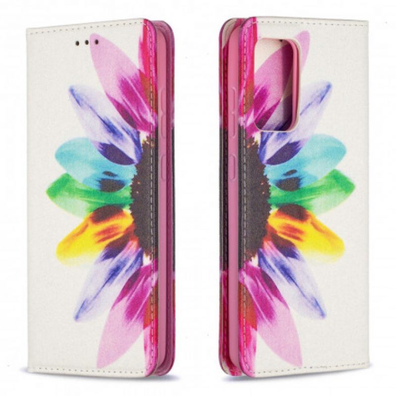 Bescherming Hoesje voor Samsung Galaxy A52 4G / A52 5G / A52s 5G Folio-hoesje Waterverf Bloem