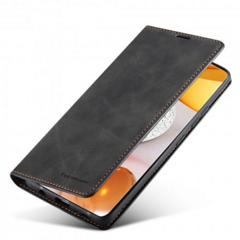 Bescherming Hoesje voor Samsung Galaxy M12 / A12 Folio-hoesje Forwenw Ledereffect