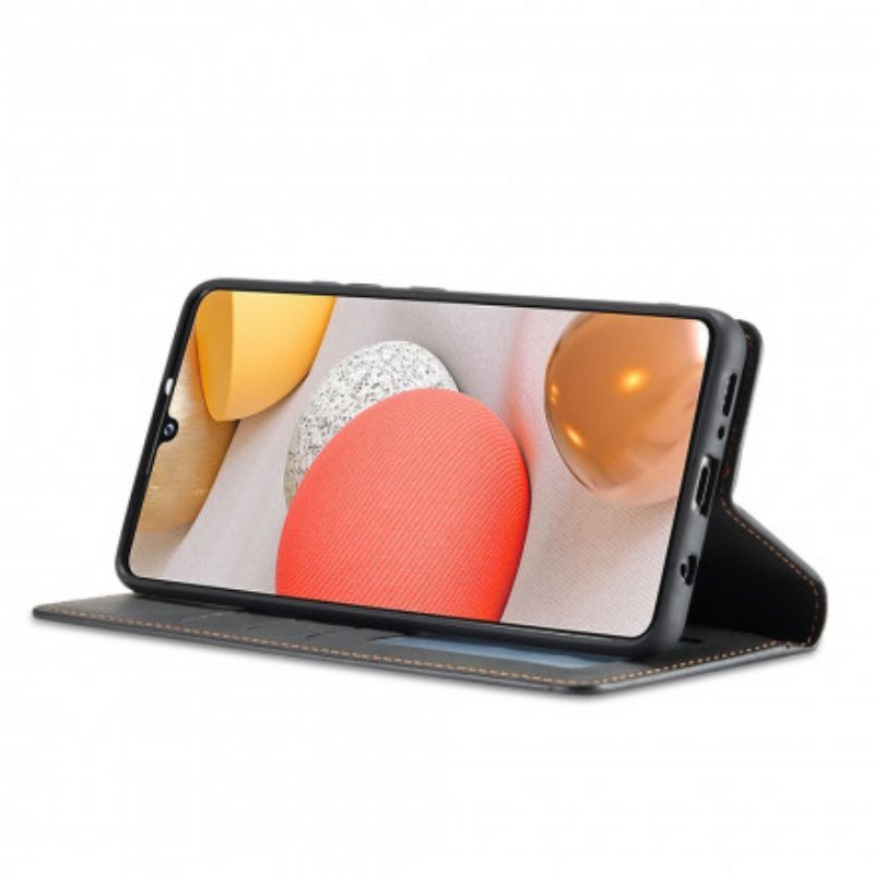 Bescherming Hoesje voor Samsung Galaxy M12 / A12 Folio-hoesje Forwenw Ledereffect