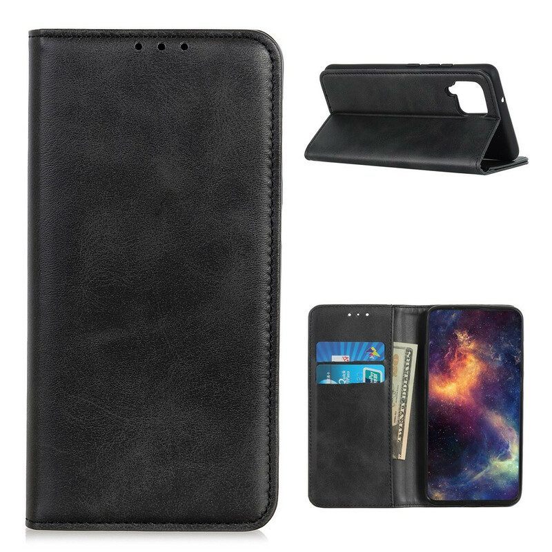 Bescherming Hoesje voor Samsung Galaxy M12 / A12 Folio-hoesje Gespleten Leer