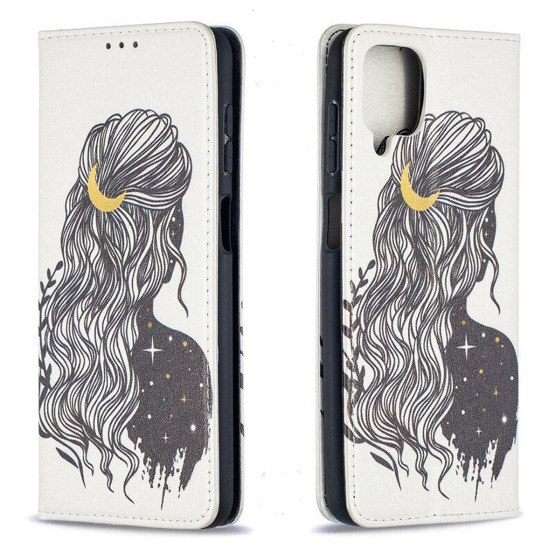 Bescherming Hoesje voor Samsung Galaxy M12 / A12 Folio-hoesje Mooi Haar