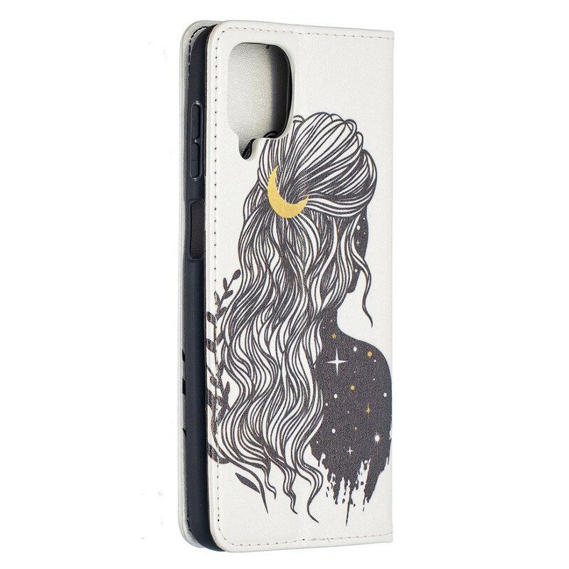 Bescherming Hoesje voor Samsung Galaxy M12 / A12 Folio-hoesje Mooi Haar