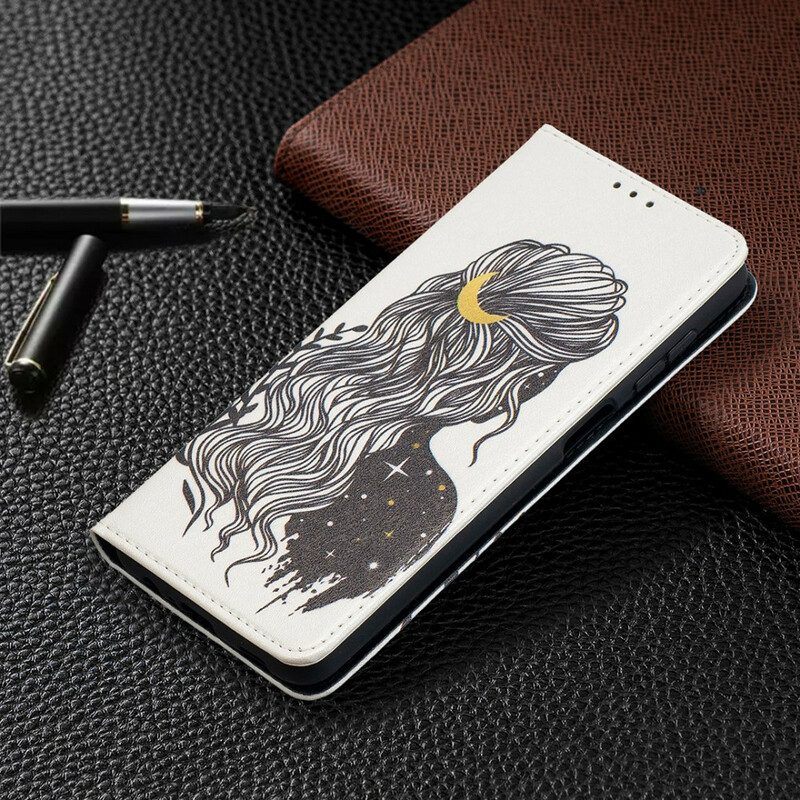 Bescherming Hoesje voor Samsung Galaxy M12 / A12 Folio-hoesje Mooi Haar