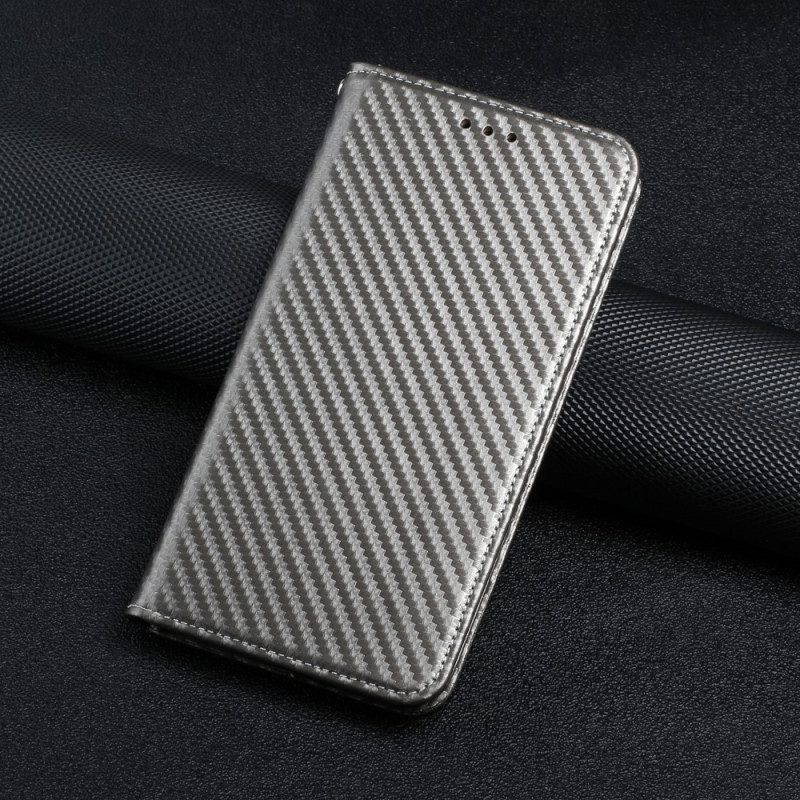 Bescherming Hoesje voor Samsung Galaxy M12 / A12 Met Ketting Folio-hoesje Band Van Koolstofvezel