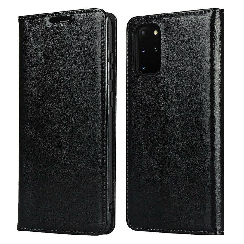 Bescherming Hoesje voor Samsung Galaxy S20 Plus / S20 Plus 5G Folio-hoesje Echt Leer