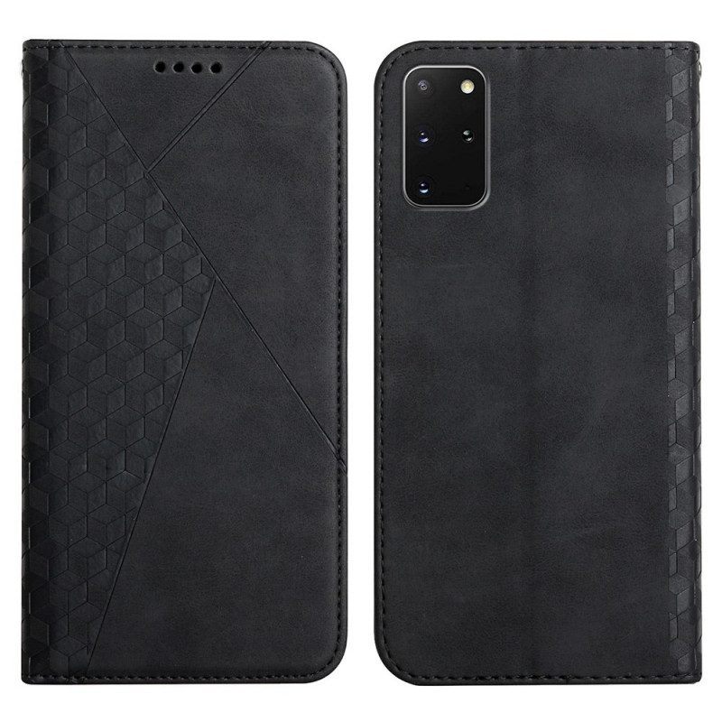 Bescherming Hoesje voor Samsung Galaxy S20 Plus / S20 Plus 5G Folio-hoesje Geo Leereffect