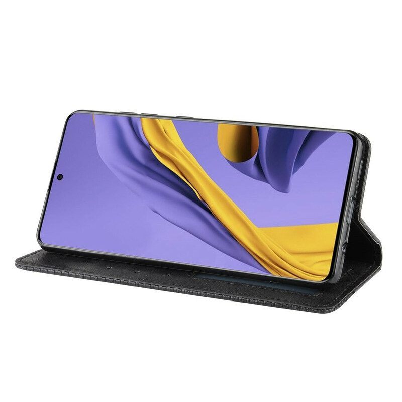 Bescherming Hoesje voor Samsung Galaxy S20 Plus / S20 Plus 5G Folio-hoesje Gestileerd Vintage Leereffect