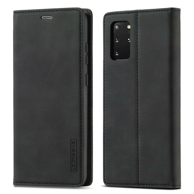 Bescherming Hoesje voor Samsung Galaxy S20 Plus / S20 Plus 5G Folio-hoesje Lc.imeeke Ledereffect