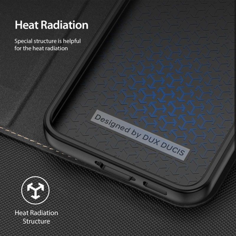Bescherming Hoesje voor Samsung Galaxy S23 5G Folio-hoesje Skin X-serie Dux Ducis