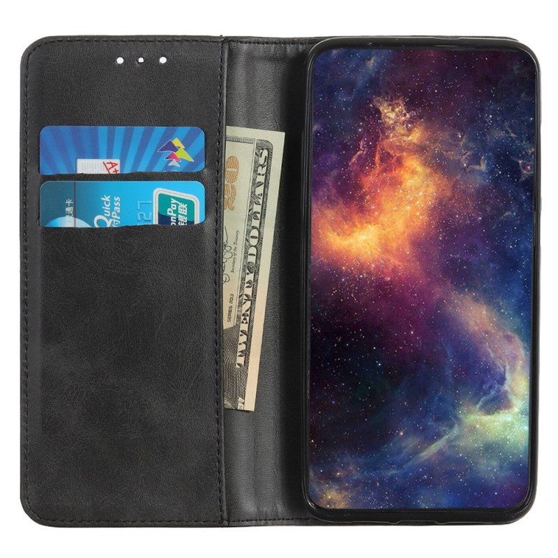 Bescherming Hoesje voor Samsung Galaxy S23 Plus 5G Folio-hoesje Gespleten Leer