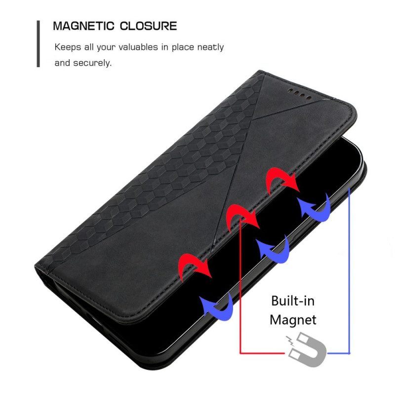 Bescherming Hoesje voor Samsung Galaxy S23 Plus 5G Folio-hoesje Stijl Leer 3d-patroon