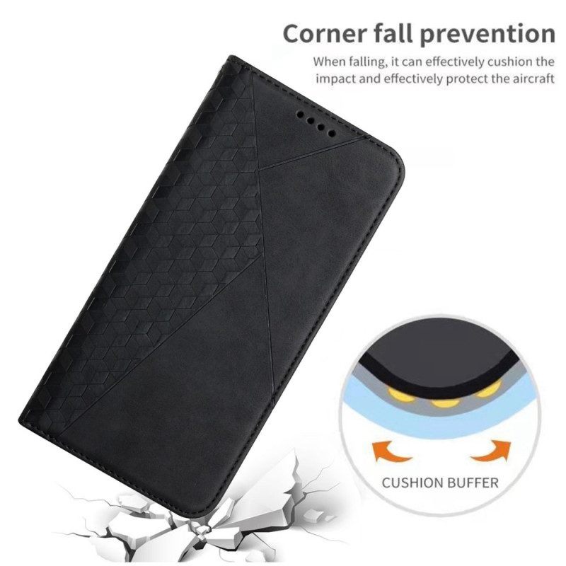 Bescherming Hoesje voor Samsung Galaxy S23 Plus 5G Folio-hoesje Stijl Leer 3d-patroon